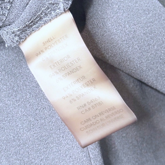 SOLD Calvin Klein Colorblock Sleeveless Sheath Dress Black Gray 6 Small Stretchy - Picture 6 of 8